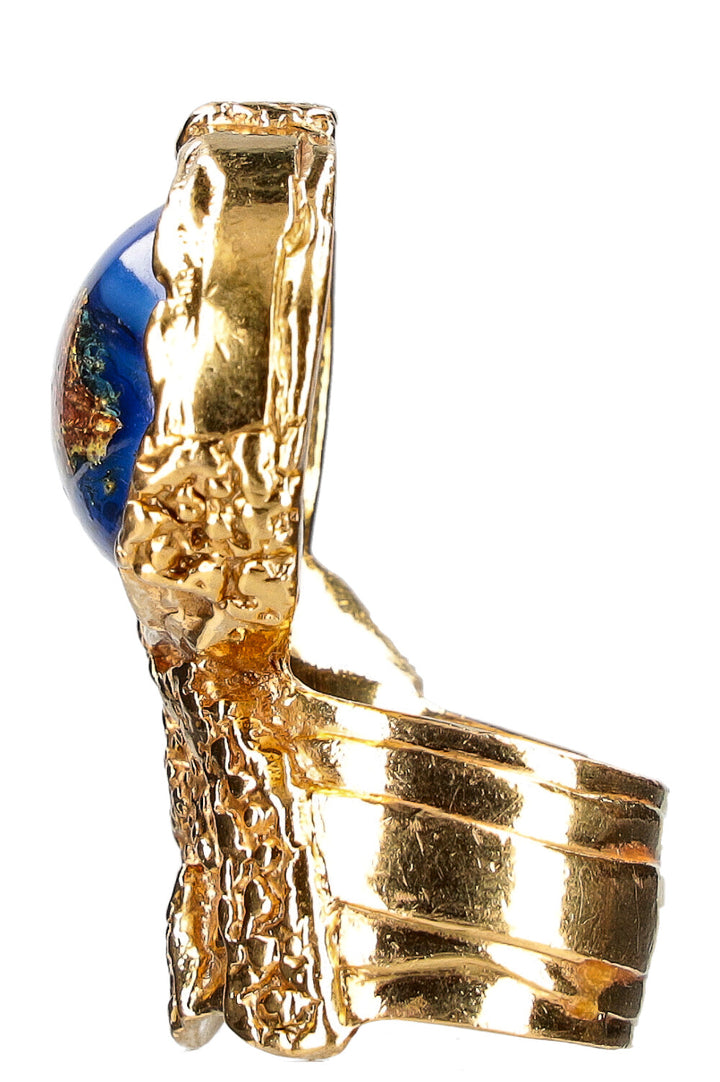 Bague YSL Arty Bleu Or
