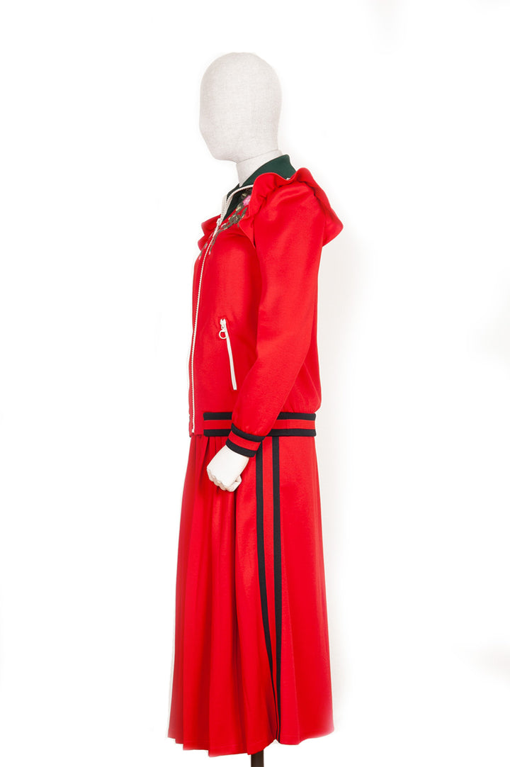 GUCCI Tracksuit Red with Skirt