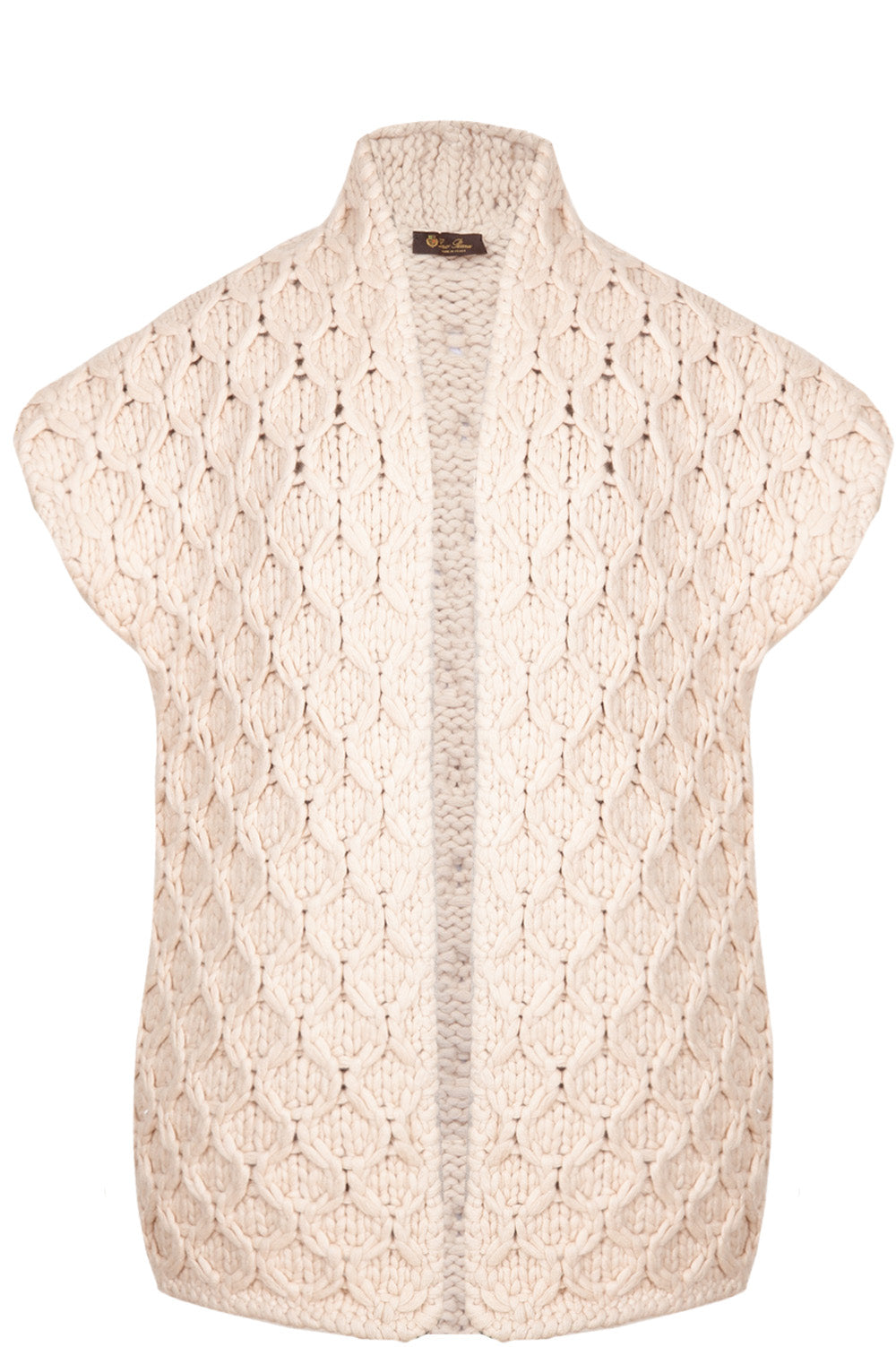 Loro Piana Knit Vest Beige 