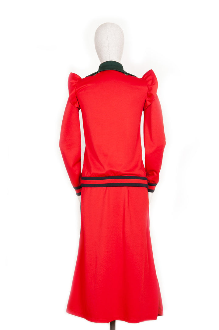 GUCCI Survêtement Rouge avec Jupe