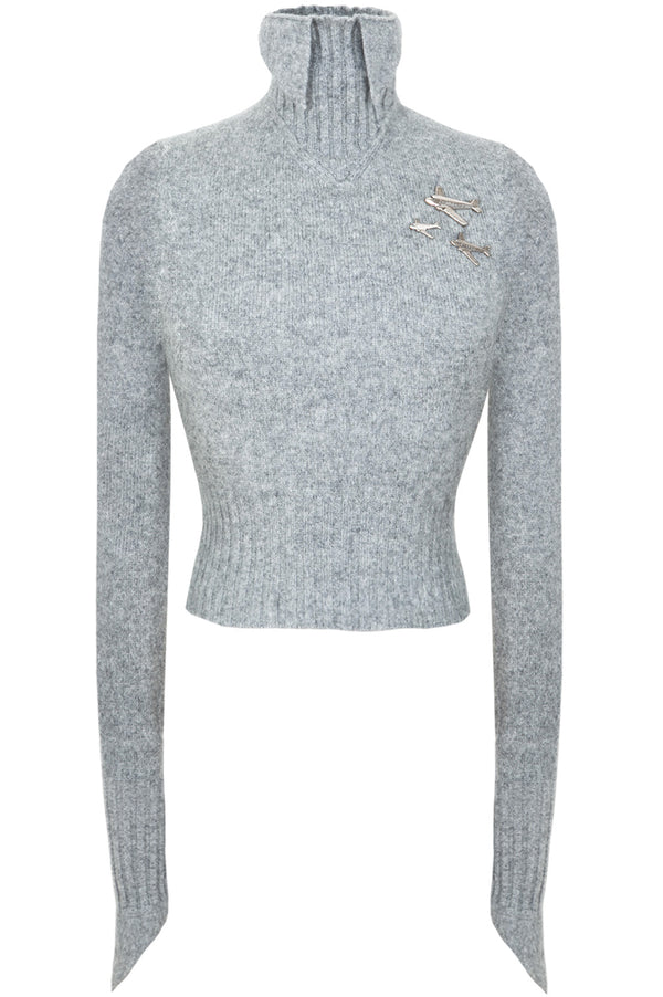 CHANEL Knit Grey Planes Collection 2008