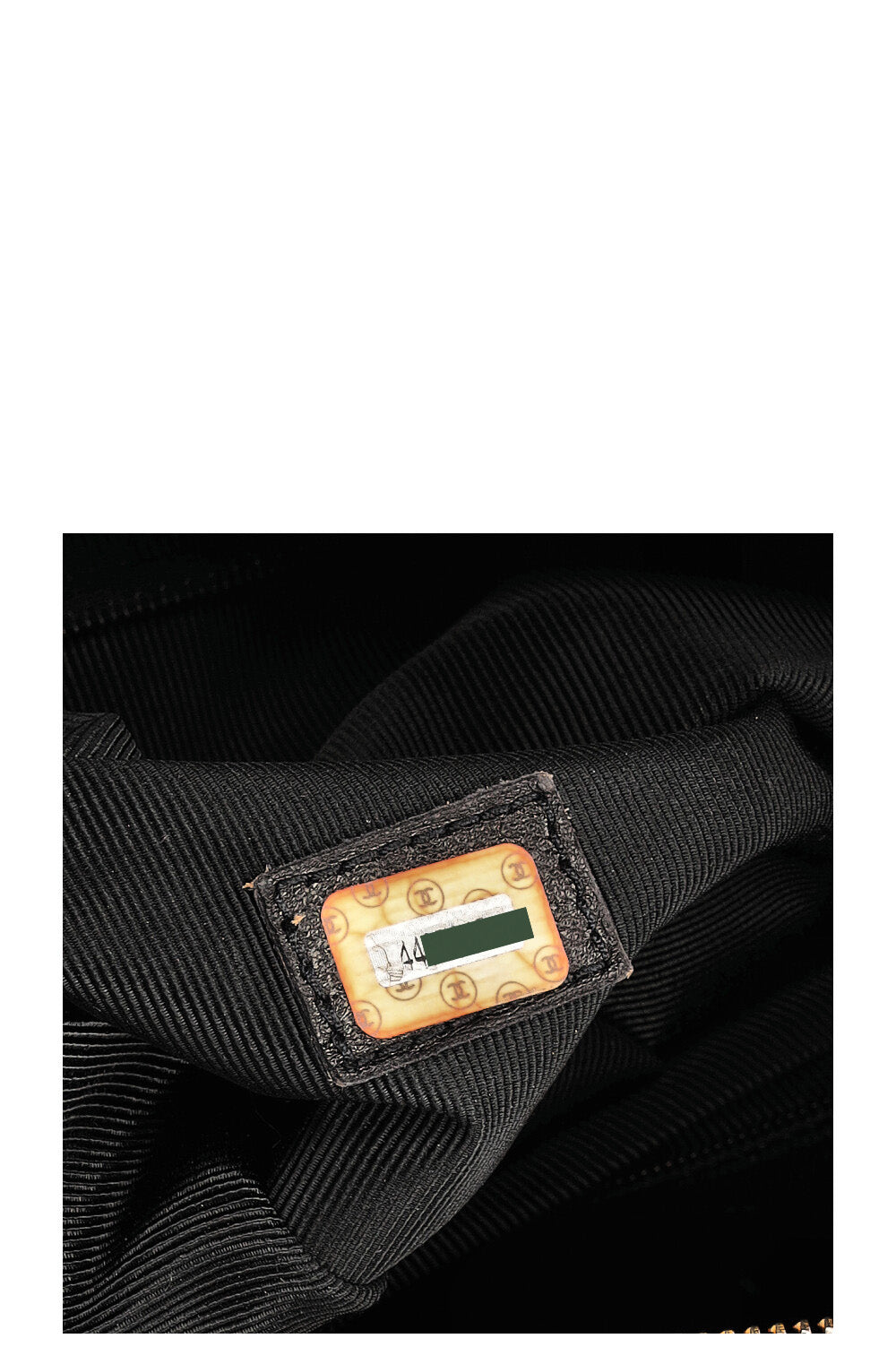 CHANEL Vintage Front Pocket Bag Caviar Black