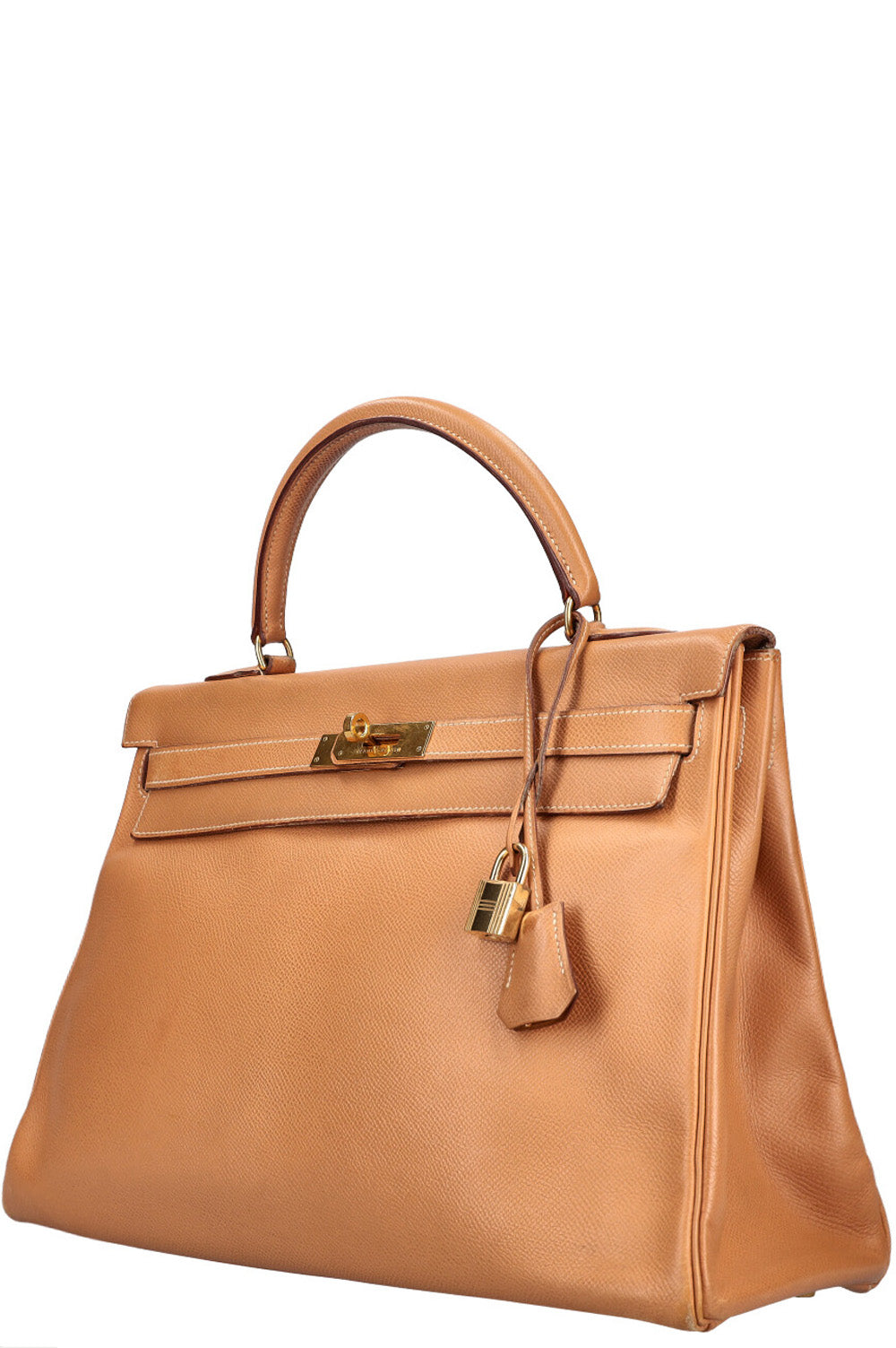 HERMÈS Kelly 35 Retourne  Epsom Naturelle