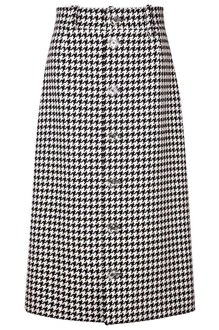 Balenciaga Houndstooth Skirt 