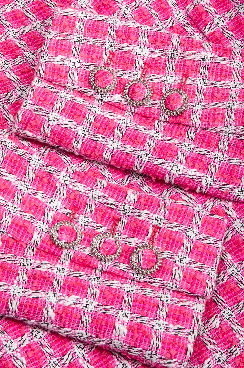 CHANEL Veste Tweed Motif Rose SS2014