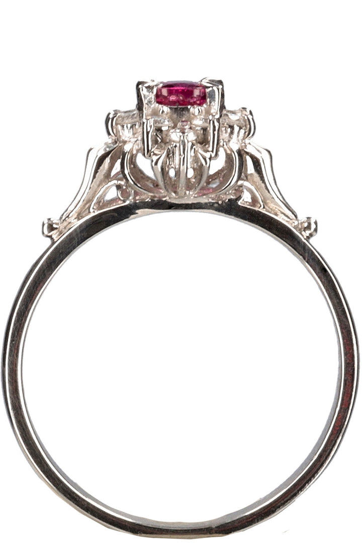 VINTAGE JEWELRY Ruby Diamond Ring