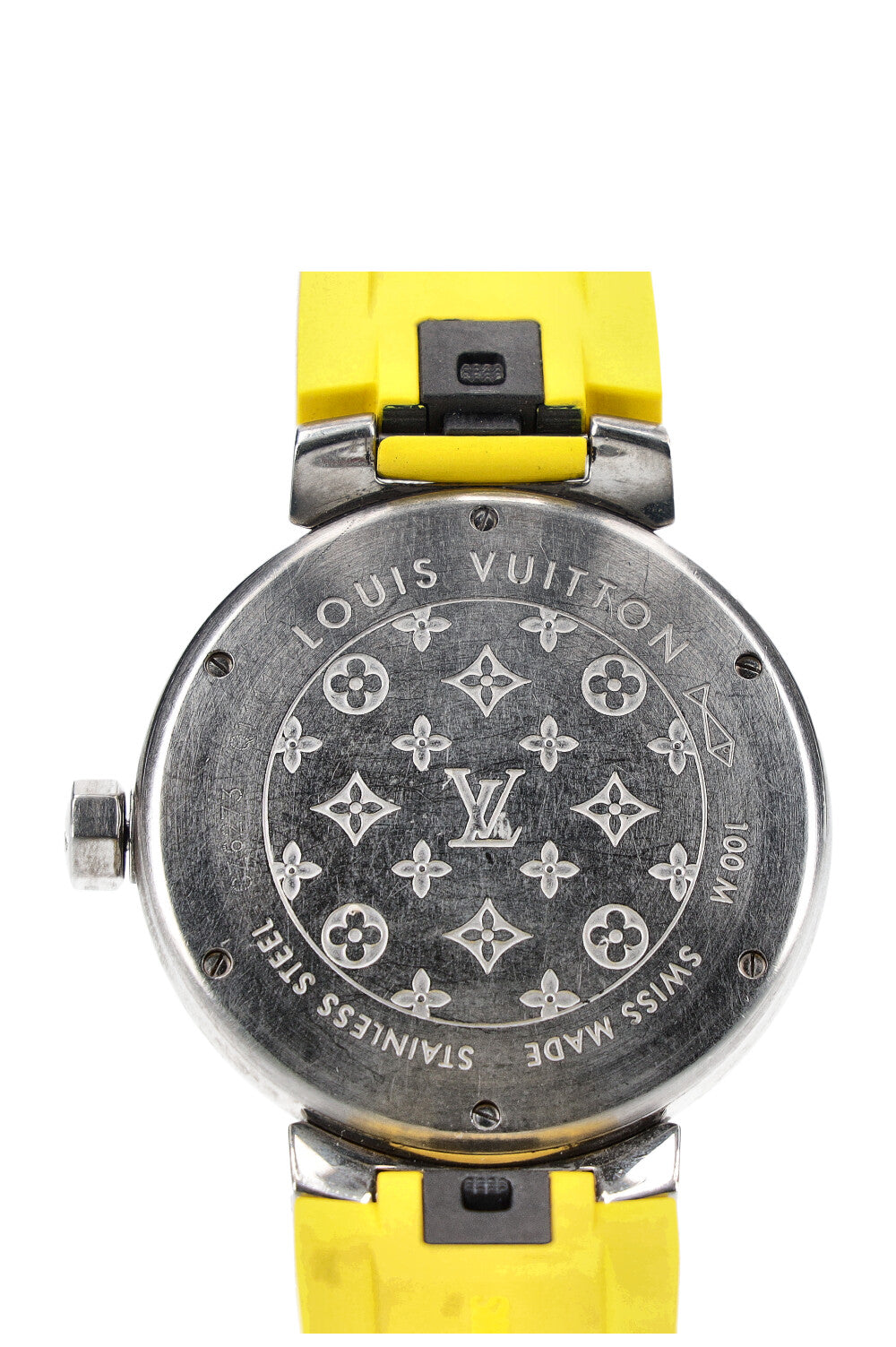 louis vuitton 100m swiss made stainless steel