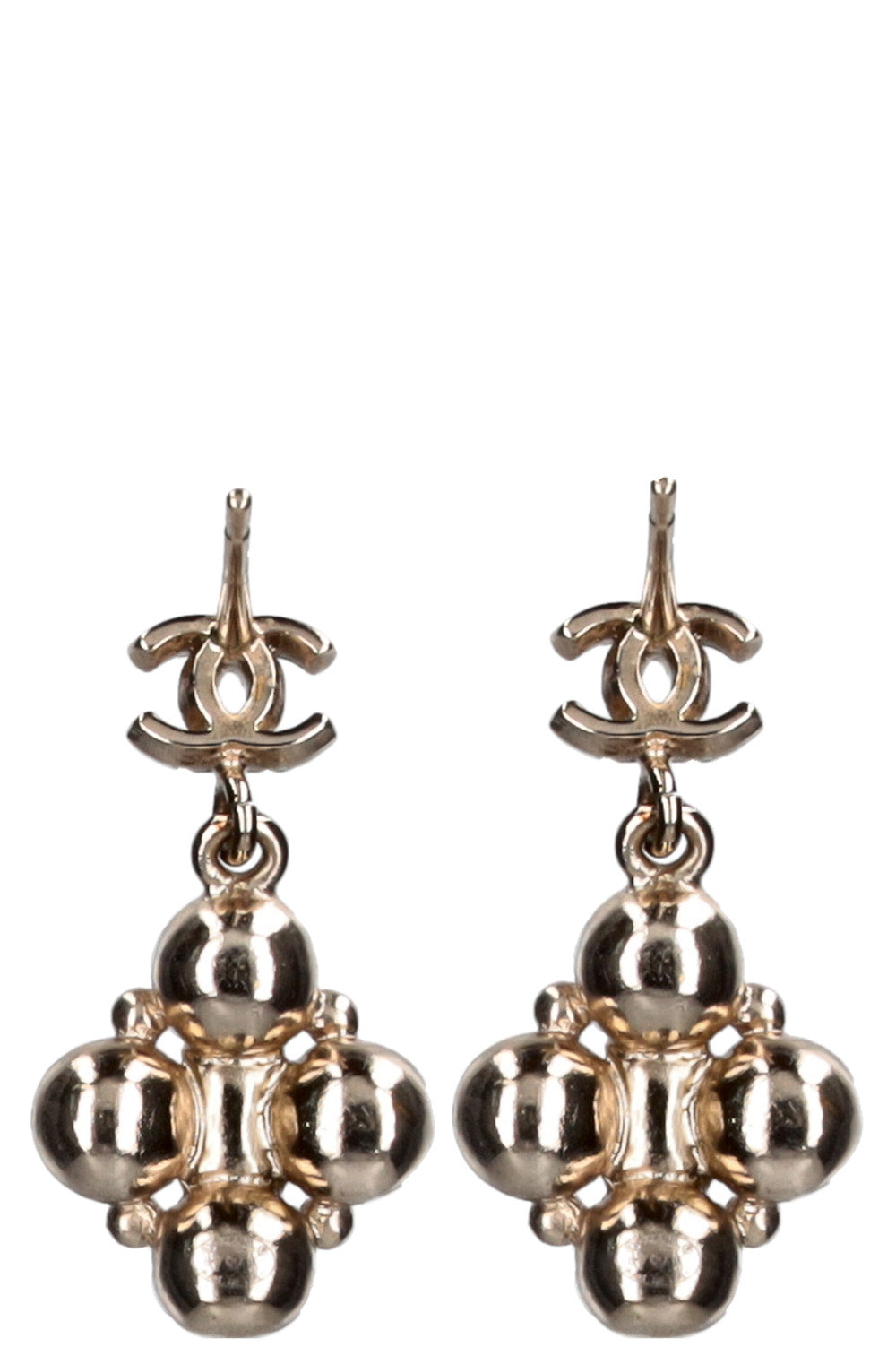 CHANEL Boucles d'oreilles en cristal CC 2017