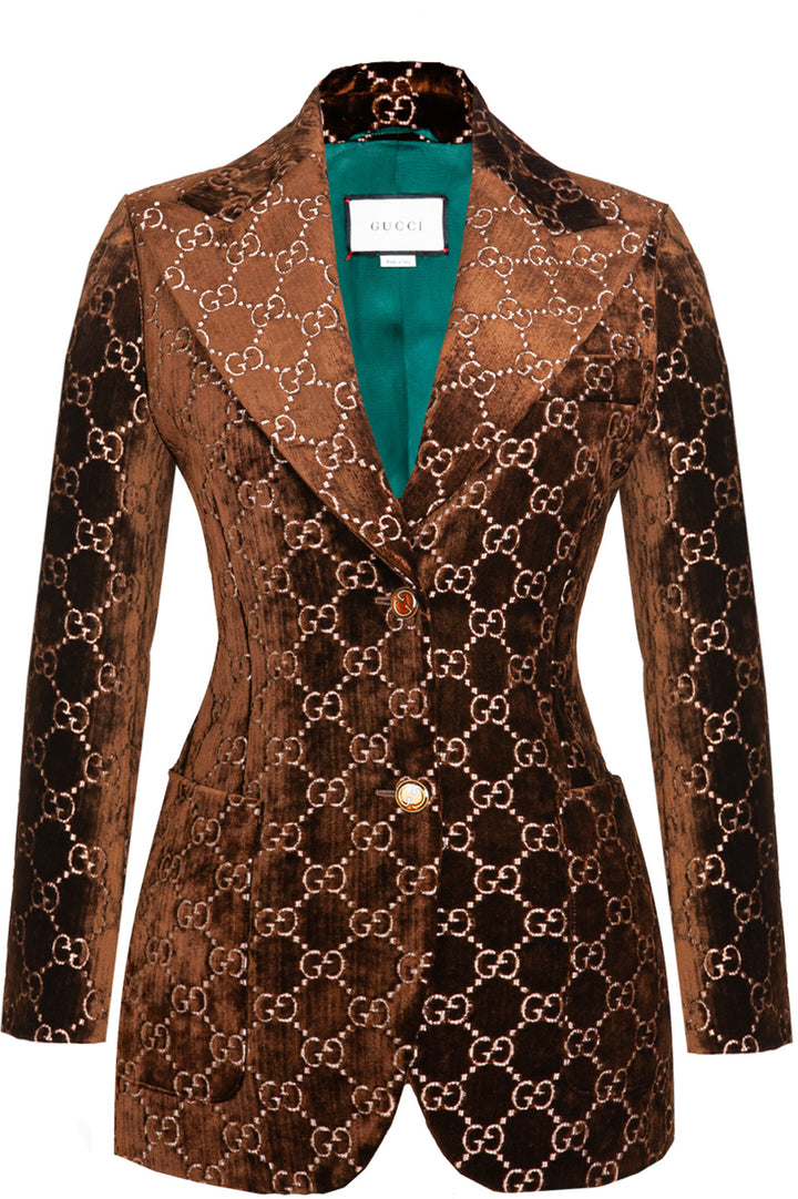 Gucci Velvet Jacket Brown 