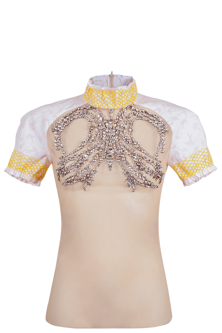 MIU MIU Top Crystals