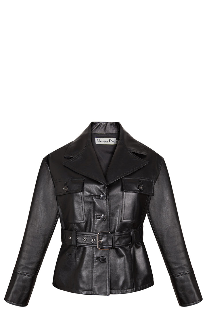 Blouson en cuir CHRISTIAN DIOR