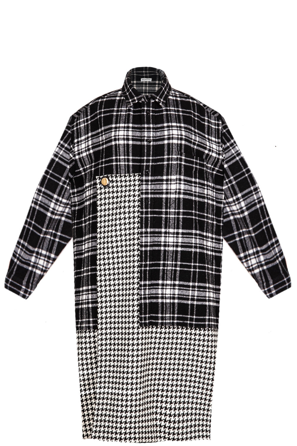 Balenciaga Coat Check Black 