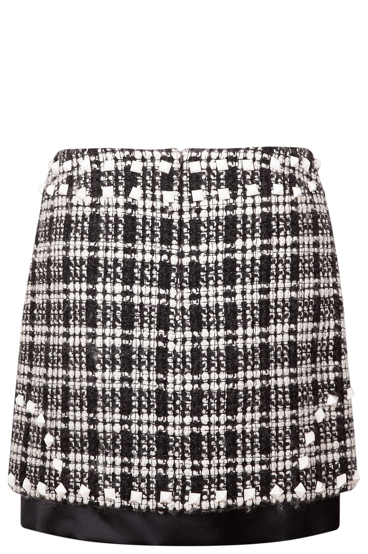 CHANEL deux pièces clous blancs noirs 03A