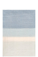HERMÈS Large Scarf Cashmere & Linen Blue Gradient