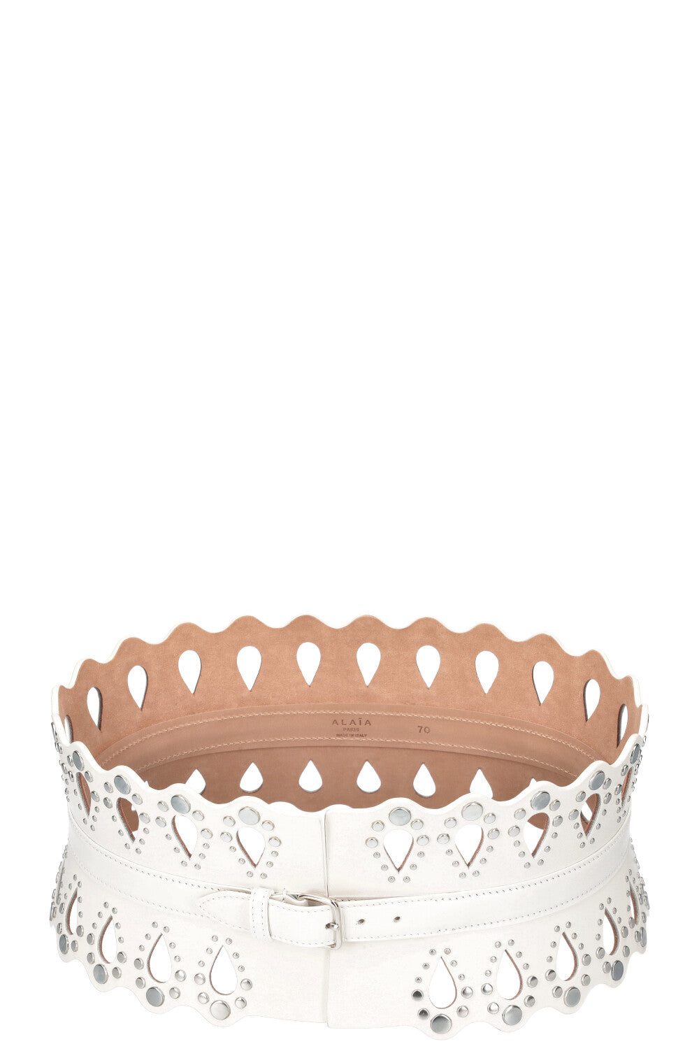 Alaïa Belt White