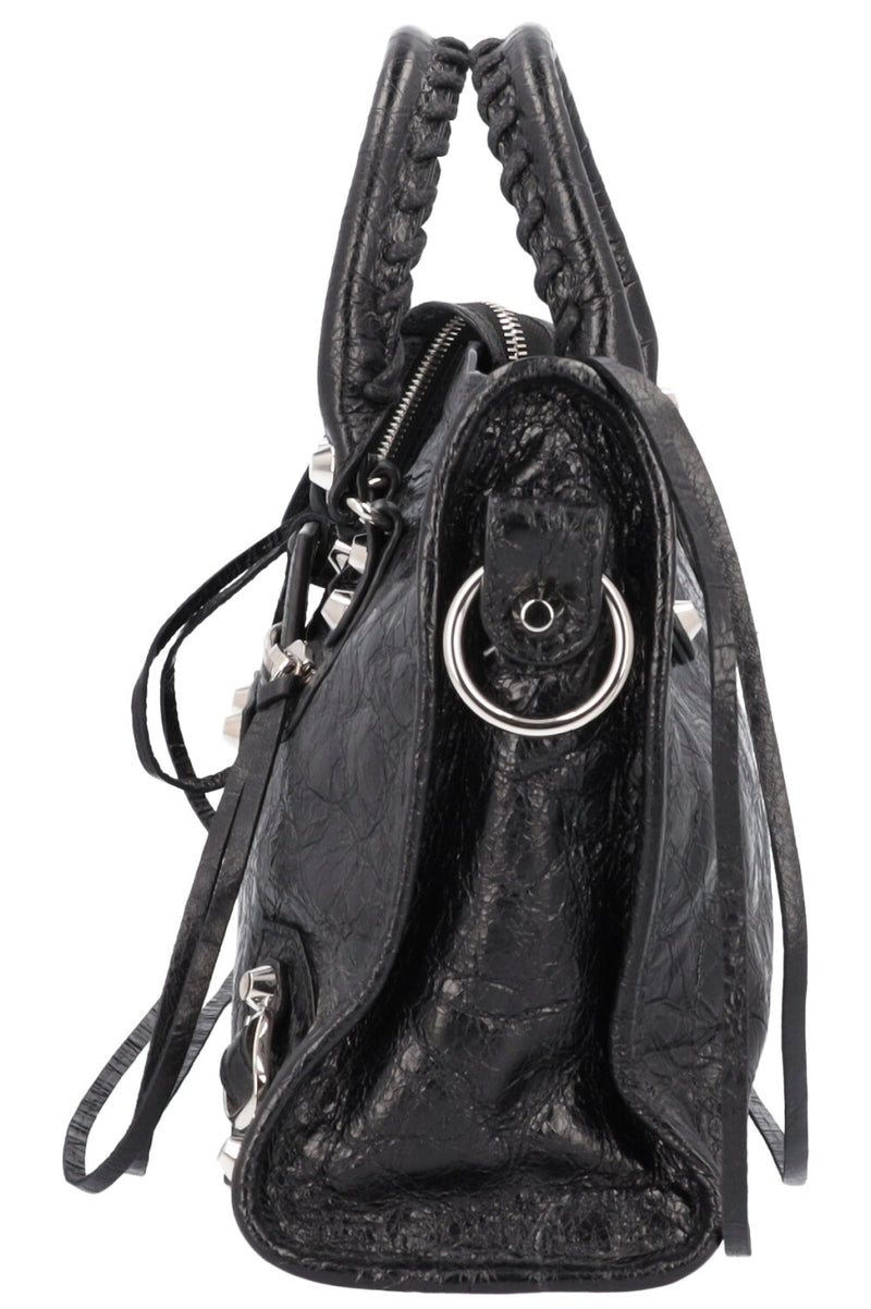 Balenciaga Giant 12 Medium City Bag in Black Leather  Black  Catchcomau