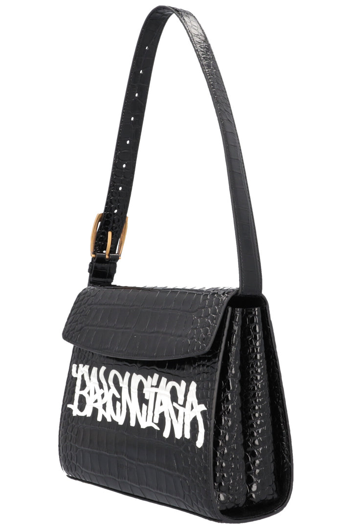 BALENCIAGA Ghost Graffitti M Bag Croc