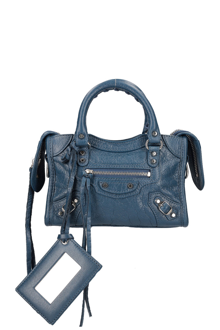 Balenciaga City Bag Nano Blue 
