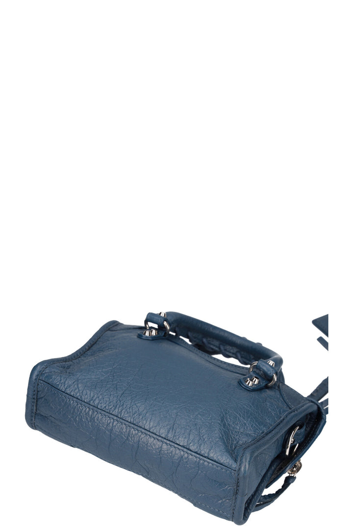 BALENCIAGA City Bag Nano Blue