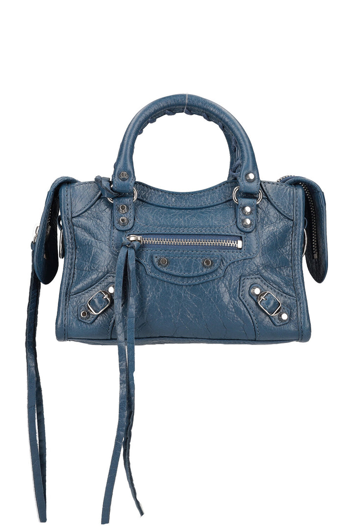BALENCIAGA City Bag Nano Blue