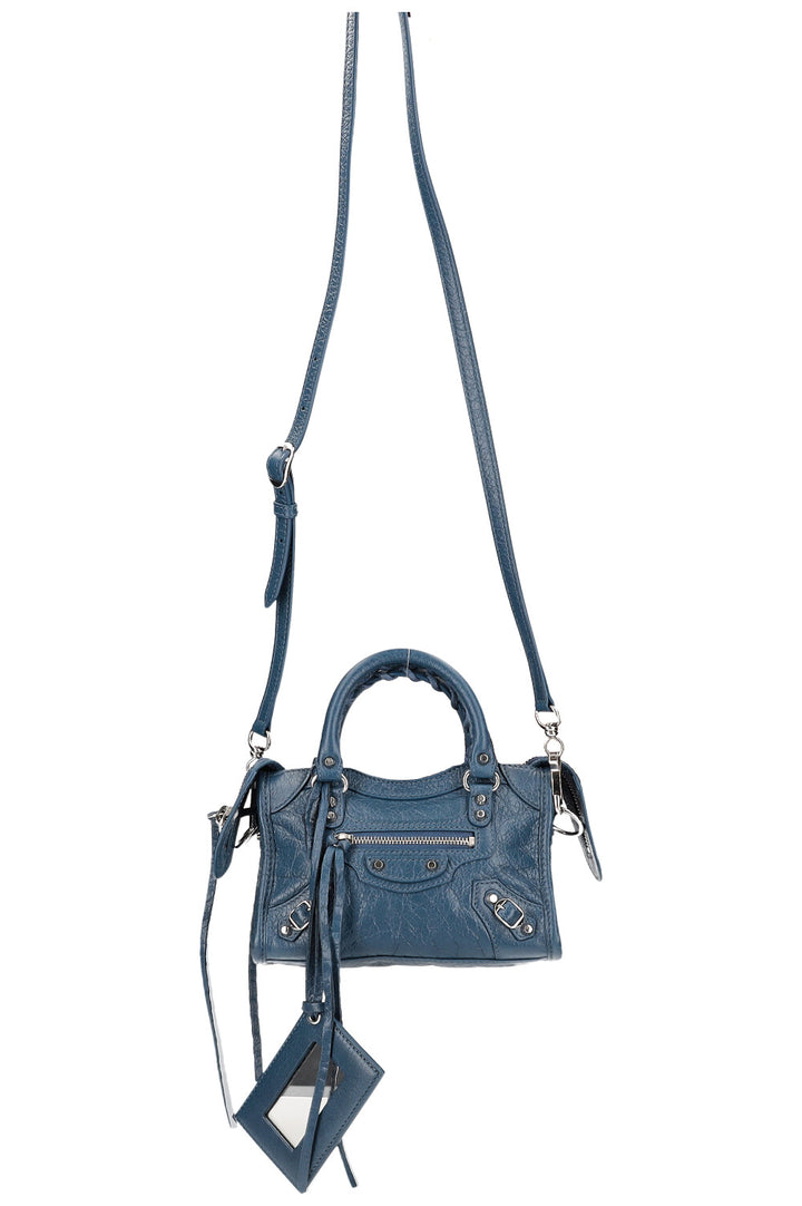 BALENCIAGA City Bag Nano Blue