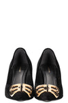 BALENCIAGA BB Knife Pumps Black Velvet