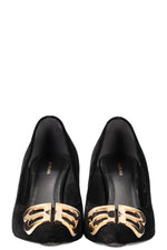BALENCIAGA BB Knife Pumps Black Velvet