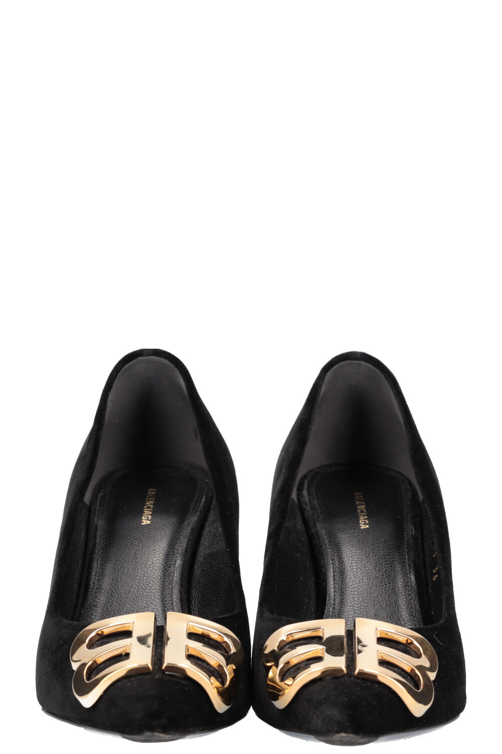 Balenciaga bb velvet pumps clearance