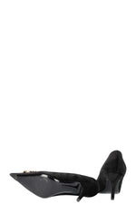 BALENCIAGA BB Knife Pumps Black Velvet