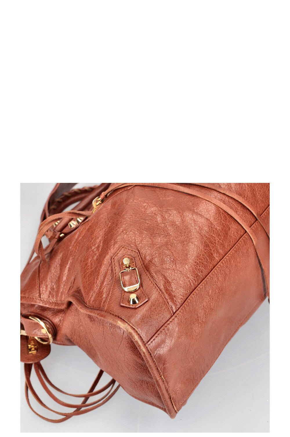 BALENCIAGA Sac de ville classique Marron REAWAKE