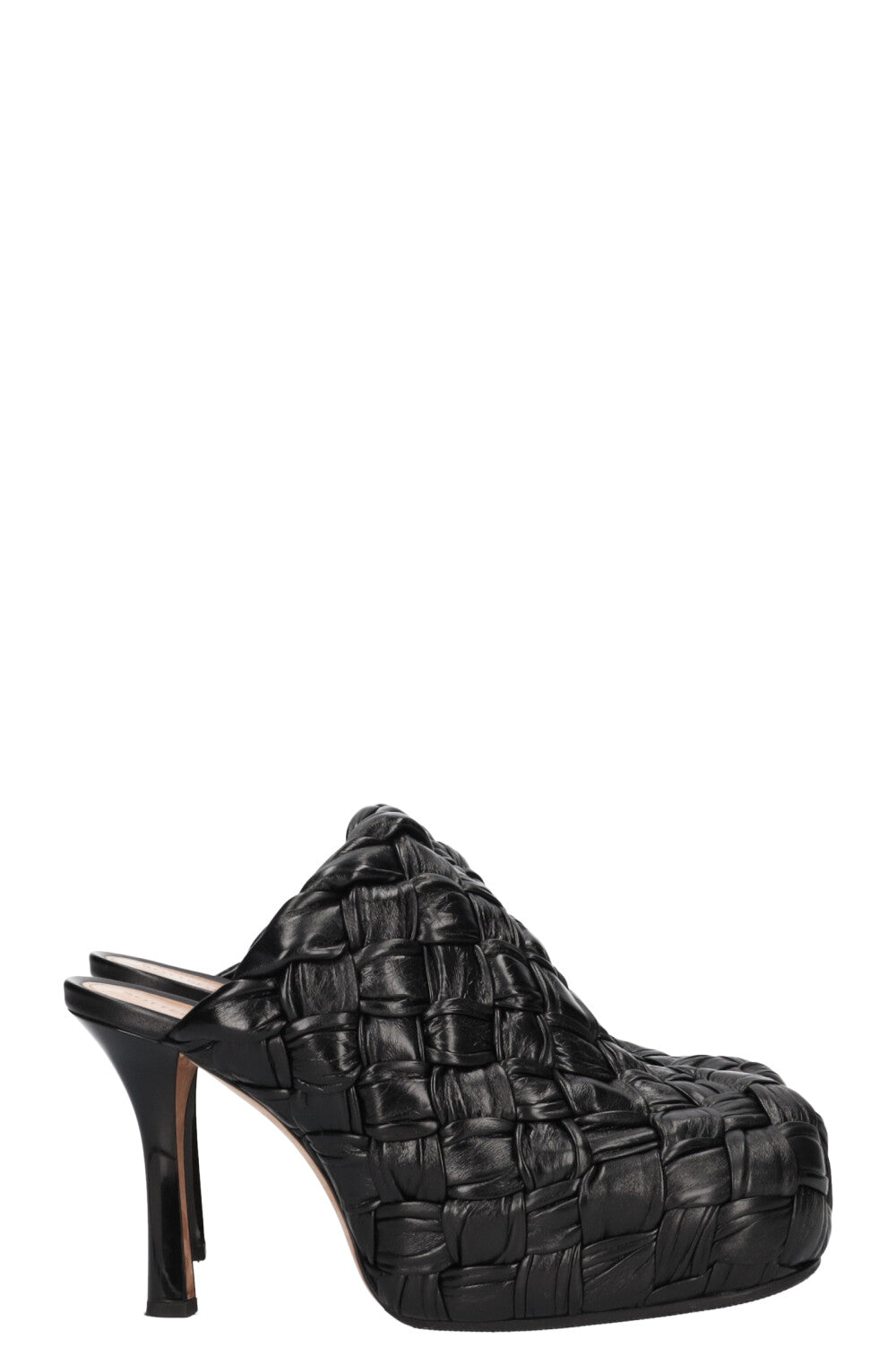 BOTTEGA VENETA Intrecciato Mules Black