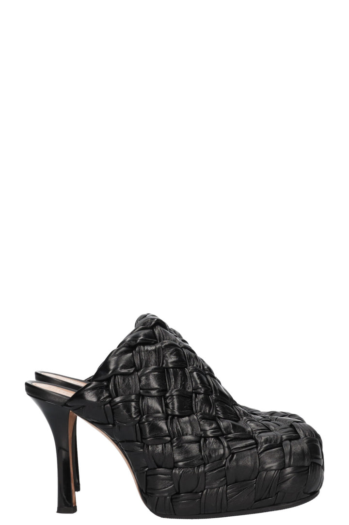 BOTTEGA VENETA Intrecciato Mules Black