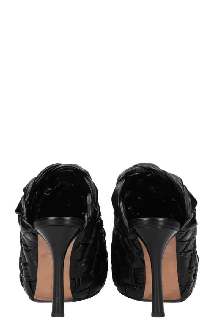 BOTTEGA VENETA Intrecciato Mules Black