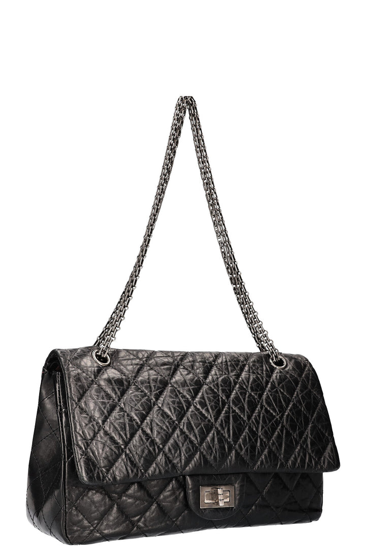 CHANEL 2.55 Reissue Bag Maxi Black