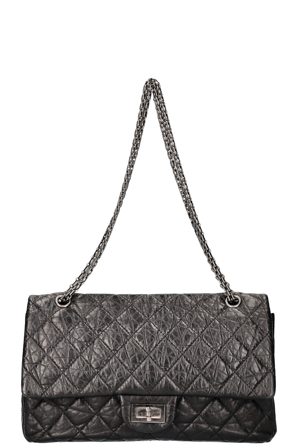 CHANEL 2.55 Reissue Bag Maxi Black