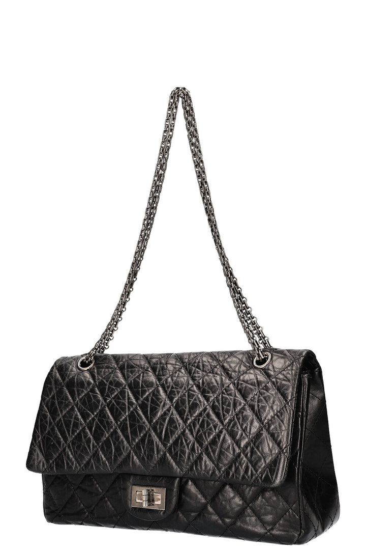 CHANEL 2.55 Reissue Bag Maxi Black