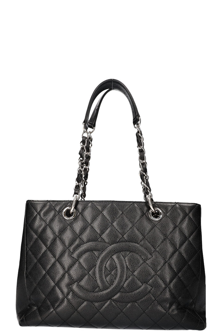 CHANEL GST Tote Bag Caviar Black