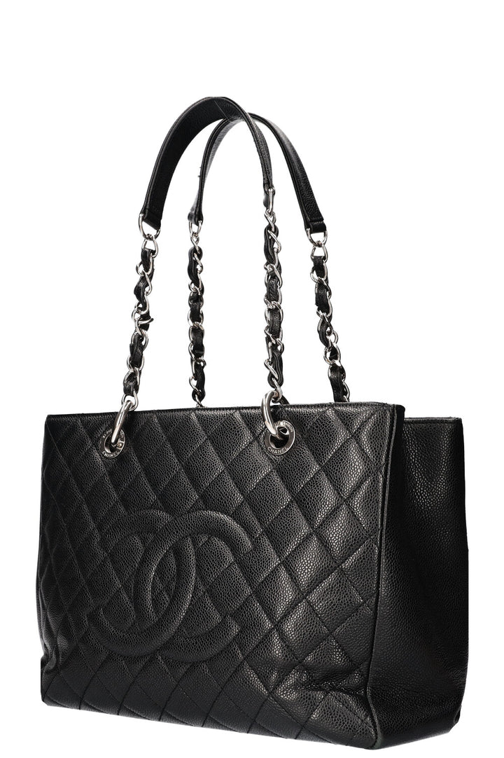 CHANEL GST Tote Bag Caviar Black