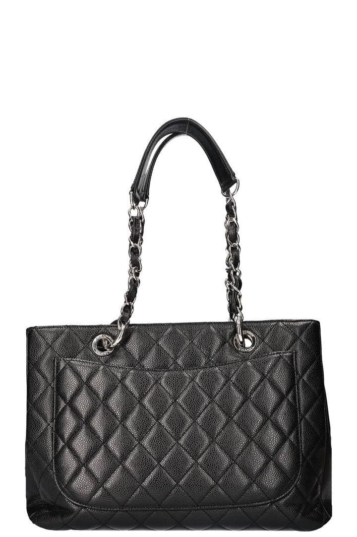 CHANEL GST Tote Bag Caviar Black