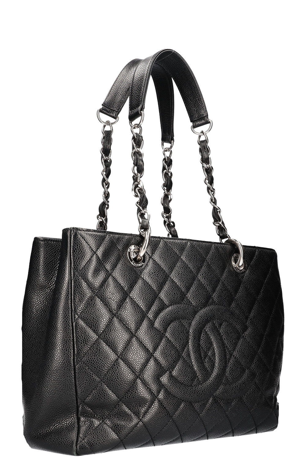 CHANEL GST Tote Bag Caviar Black