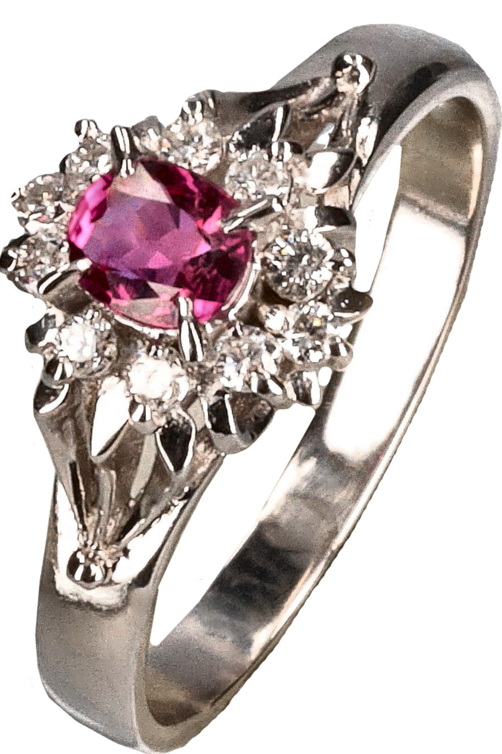 VINTAGE JEWELRY Ruby Diamond Ring