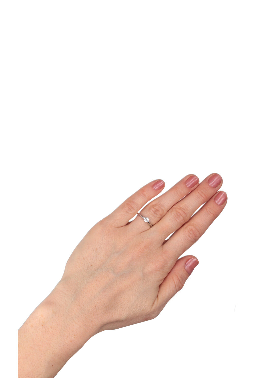 TIFFANY&CO Solitaire Ring Platin