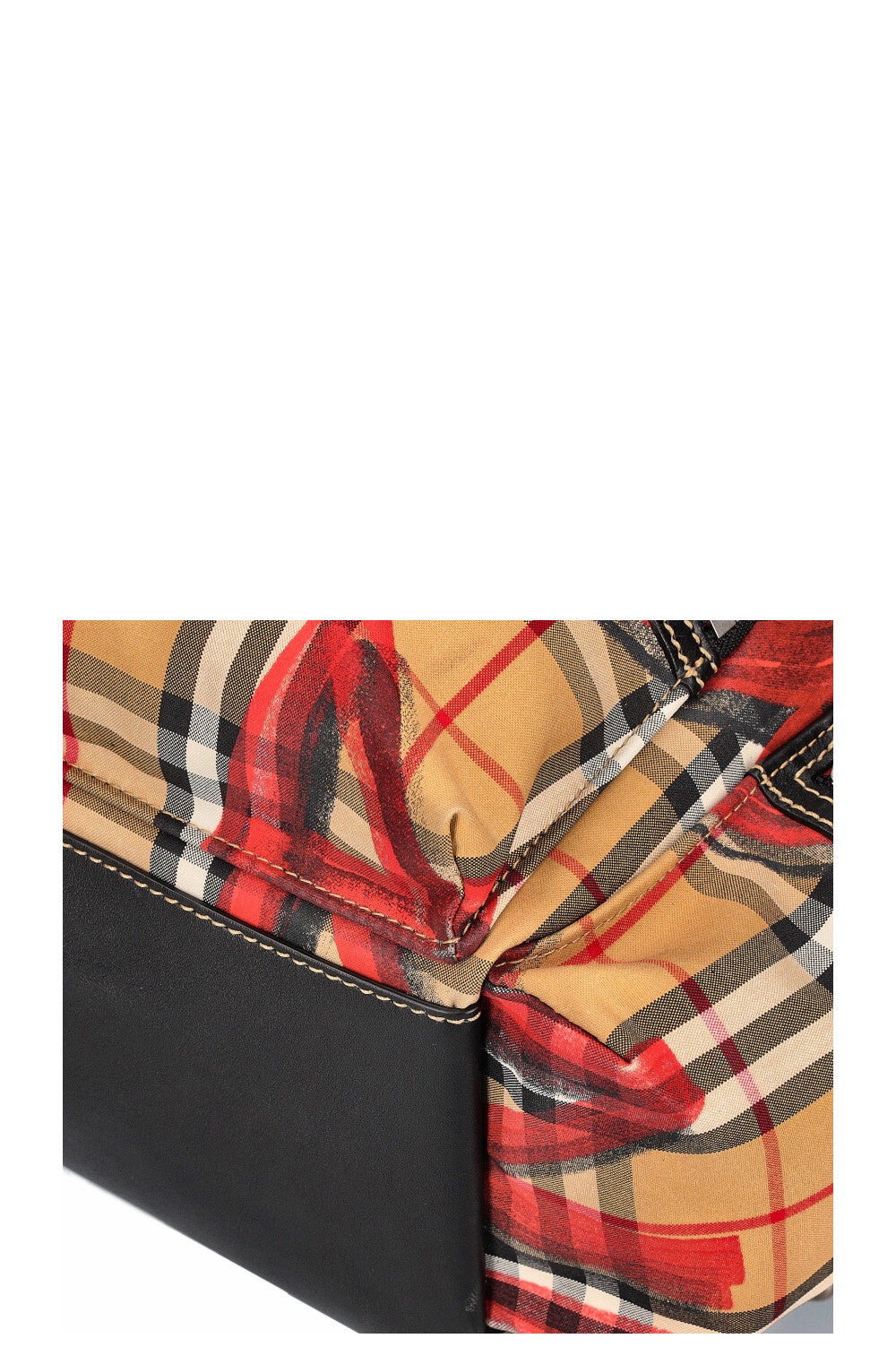 BURBERRY Graffiti Backpack Nylon Nova Check – REAWAKE display picture 3