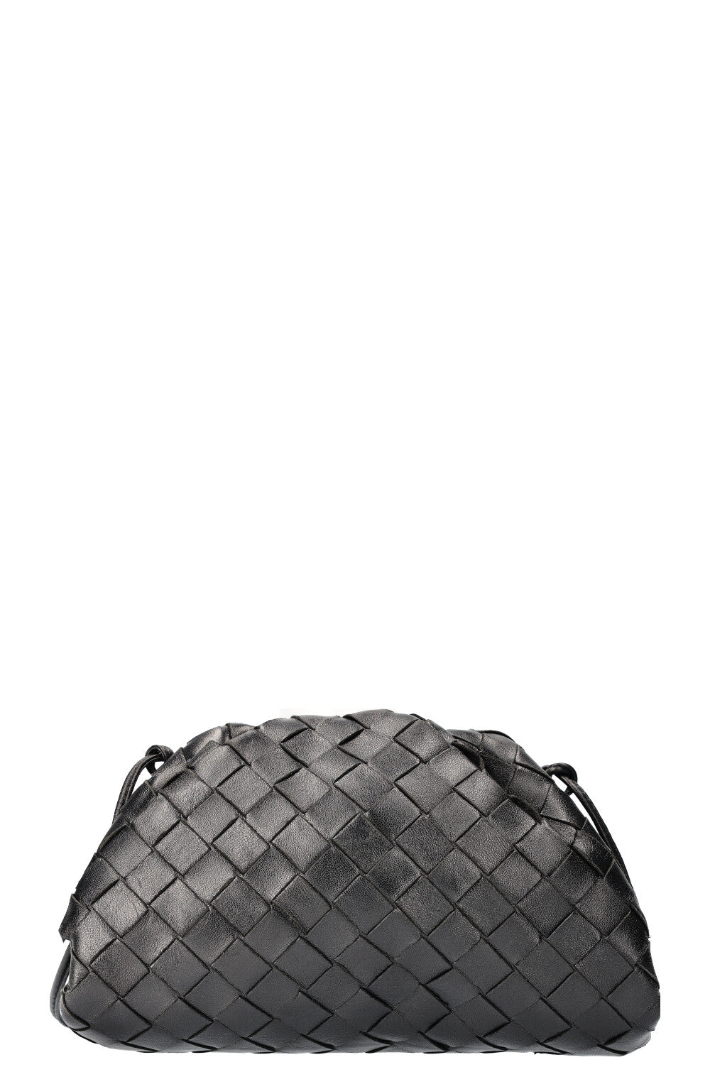 BOTTEGA VENETA La Pochette Mini Intrecciato Noir
