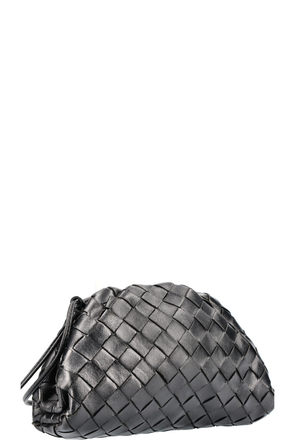 BOTTEGA VENETA The Pouch Mini Intrecciato Black