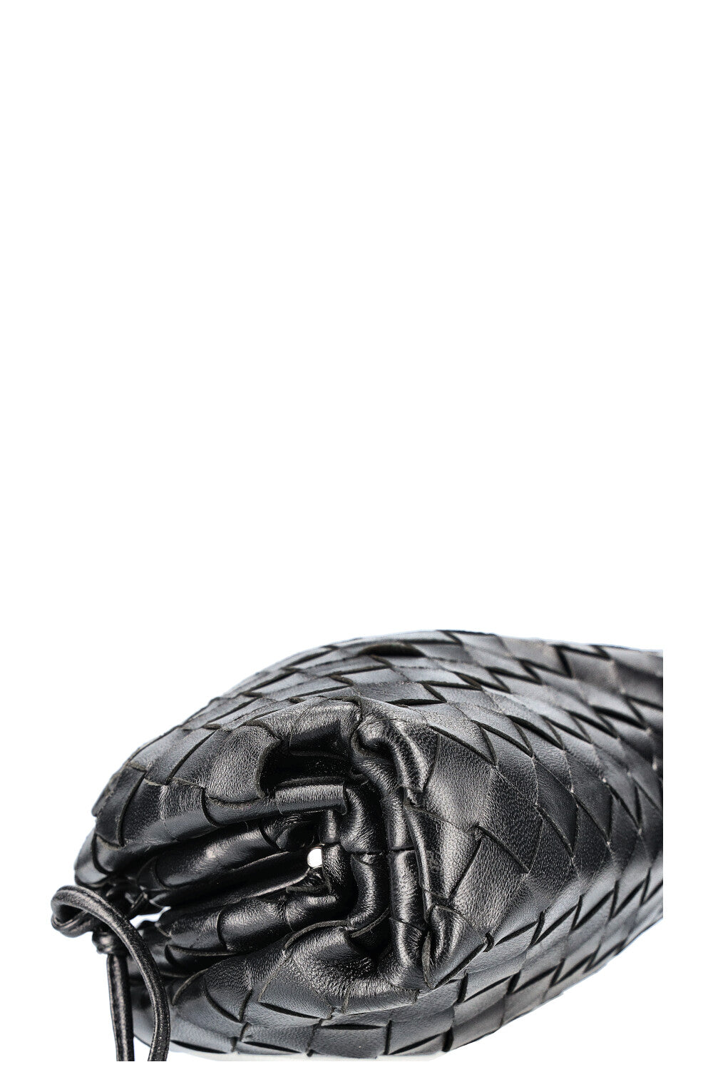 BOTTEGA VENETA La Pochette Mini Intrecciato Noir