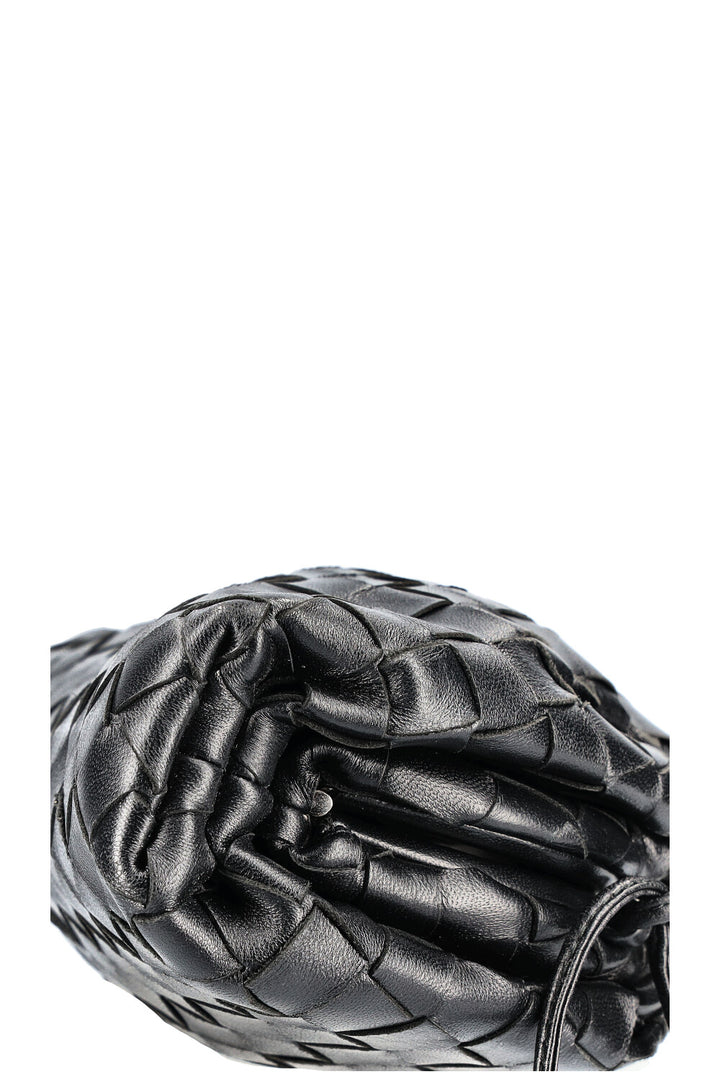 BOTTEGA VENETA La Pochette Mini Intrecciato Noir