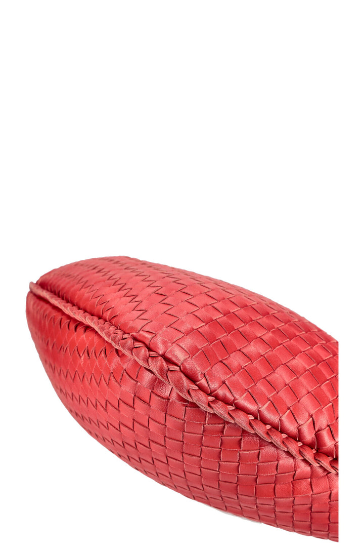 BOTTEGA VENETA Hobo Bag Intrecciato Red