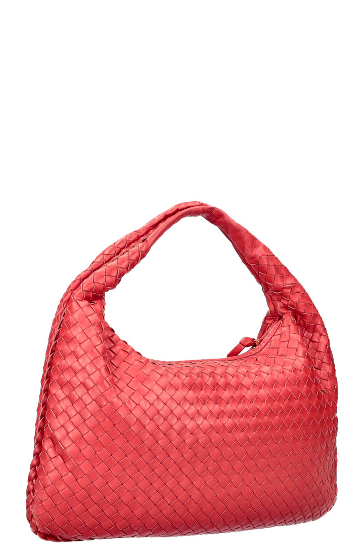 BOTTEGA VENETA Hobo Bag Intrecciato Red