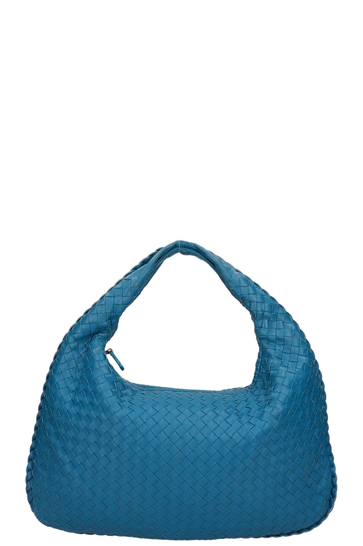 BOTTEGA VENETA Petit Sac Hobo Veneta Bleu Intrecciato